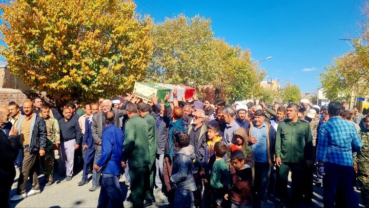 تصاویر/مراسم استقبال و تشییع شهید گمنام در رابر