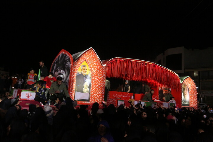 تصاویر/ استقبال مردم شهر بهارستان و سپاهان شهر اصفهان  از کاروان اهالی بهشت