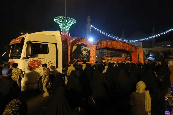 تصاویر/ استقبال مردم شهر بهارستان و سپاهان شهر اصفهان  از کاروان اهالی بهشت