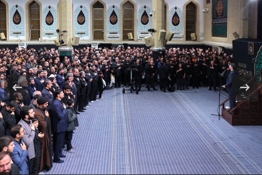 إقامة مراسم عزاء ليلة استشهاد السيدة الزهراء (عليها السلام) في حسينيّة الإمام الخميني + صور