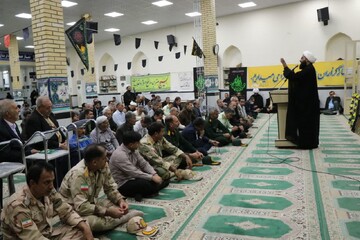 تصاویر/ برگزاری مراسم وداع با پیکر شهید گمنام در شهرستان دهلران