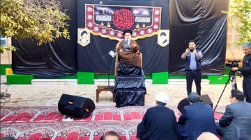 فیلم| مراسم شهادت حضرت زهرا(س) در مدرسه علمیه بوشهر