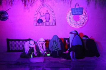 تصاویر/ مراسم تعزیه خوانی شهادت حضرت فاطمه زهرا(س)  در عالیشهر