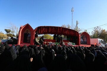 تصاویر/ استقبال مردم شهر فلاورجان از کاروان اهالی بهشت