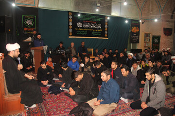 تصاویر / مراسم عزاداری هیئت تجمیع حوزه علمیه قزوین