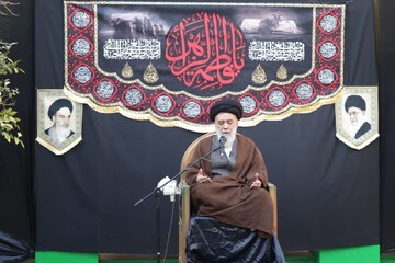 تصاویر/ مراسم عزاداری شهادت حضرت زهرا (س) در مدرسه علمیه بوشهر