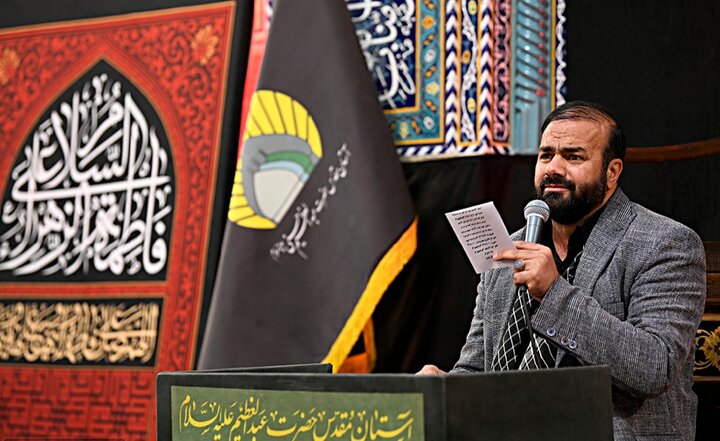 تصاویر/ عزاداری و سوگواری فاطمیه در حرم حضرت عبدالعظیم حسنی(ع)