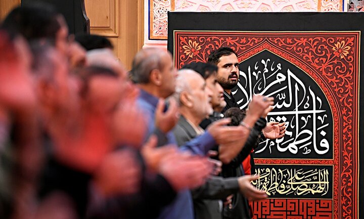 تصاویر/ عزاداری و سوگواری فاطمیه در حرم حضرت عبدالعظیم حسنی(ع)