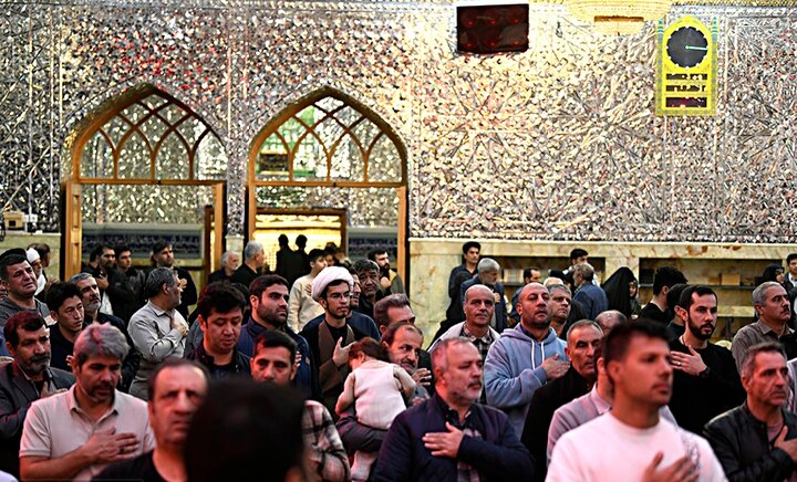 تصاویر/ عزاداری و سوگواری فاطمیه در حرم حضرت عبدالعظیم حسنی(ع)