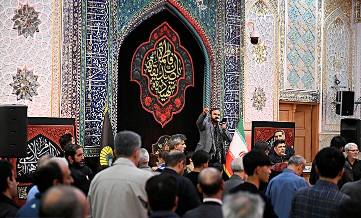 تصاویر/ عزاداری و سوگواری فاطمیه در حرم حضرت عبدالعظیم حسنی(ع)