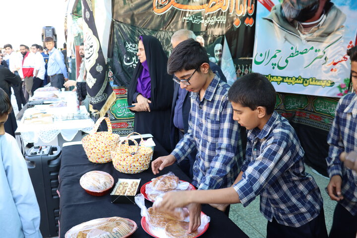 تصاویر/ موکب‌های دانش‌آموزی در یادواره شهید شاخص  کشور