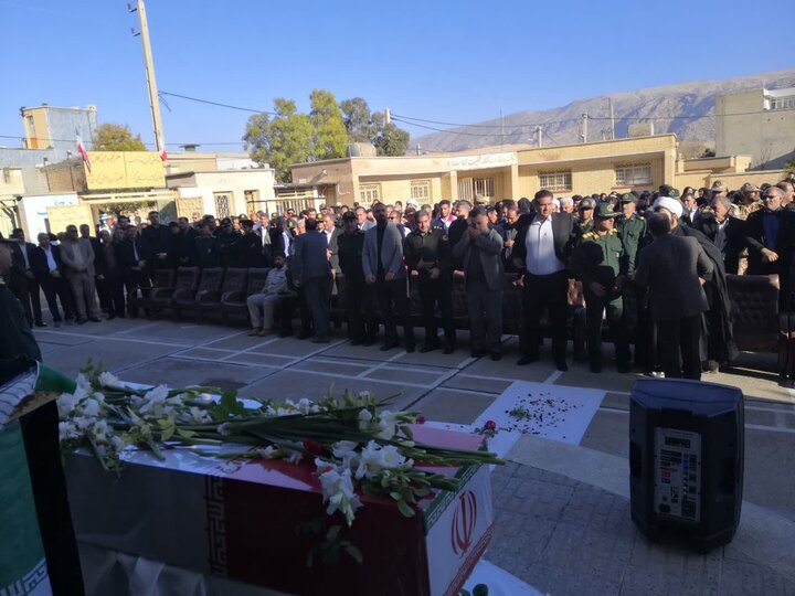 تصاویر/برگزاری مراسم تشییع شهید گمنام درشهرستان چرداول