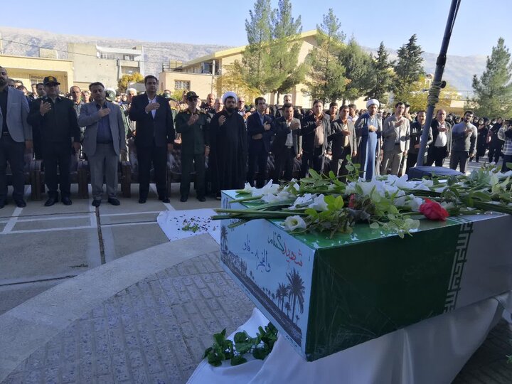 تصاویر/برگزاری مراسم تشییع شهید گمنام درشهرستان چرداول