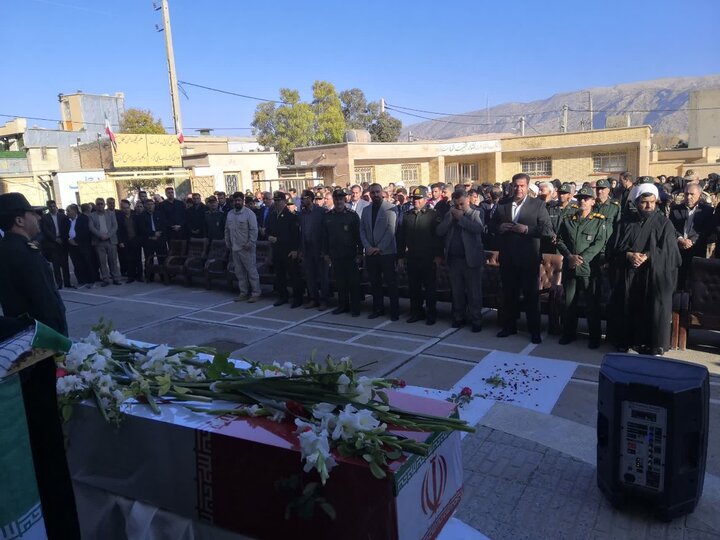 تصاویر/برگزاری مراسم تشییع شهید گمنام درشهرستان چرداول