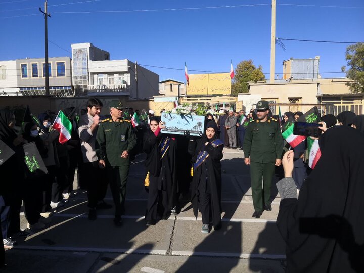 تصاویر/برگزاری مراسم تشییع شهید گمنام درشهرستان چرداول