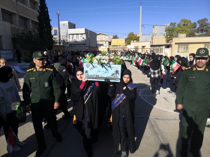 تصاویر/برگزاری مراسم تشییع شهید گمنام درشهرستان چرداول