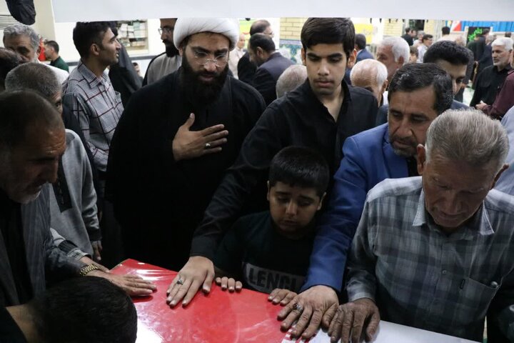 تصاویر/ برگزاری مراسم وداع با پیکر شهید گمنام در شهرستان دهلران