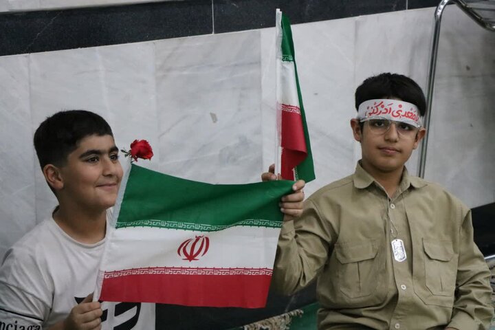 تصاویر/ برگزاری مراسم وداع با پیکر شهید گمنام در شهرستان دهلران