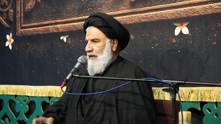 مراسم عزاداری شهادت حضرت زهرا (س) در مصلی نماز جمعه ایذه،