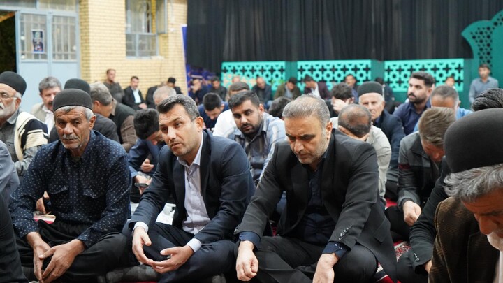 مراسم عزاداری شهادت حضرت زهرا (س) در مصلی نماز جمعه ایذه،