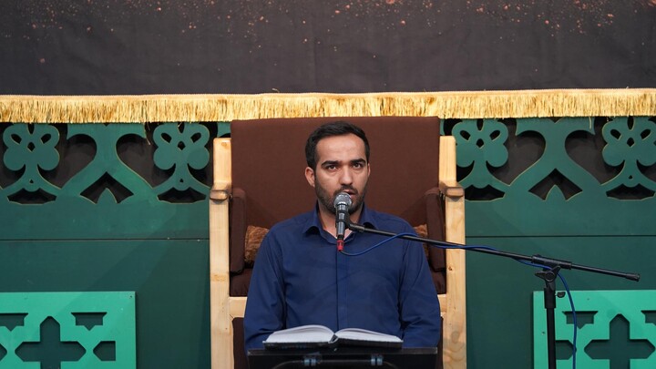 مراسم عزاداری شهادت حضرت زهرا (س) در مصلی نماز جمعه ایذه،