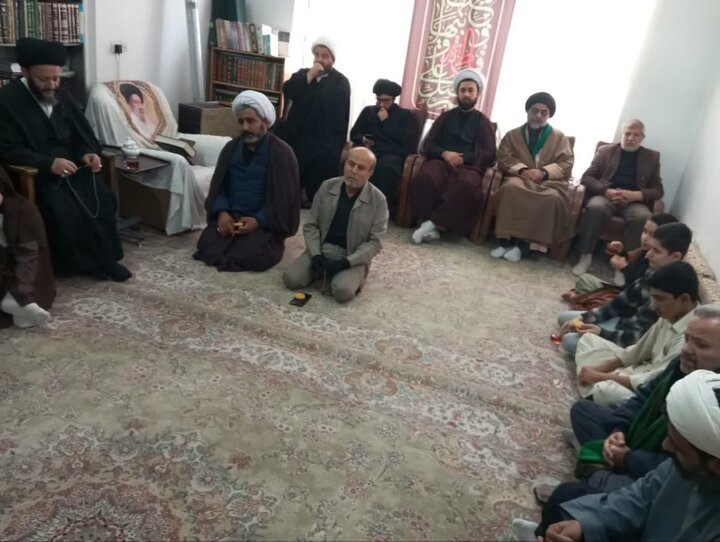 تصاوبر/ آیین سوگواری ایام شهادت حضرت فاطمه(س) در بیت و مسجد آیت‌الله مصطفوی(ره‌) کاشان