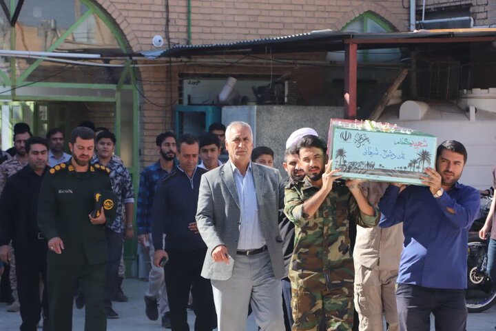 حضور پیکر شهید گمنام در شهرستان مهران