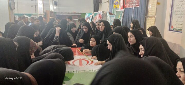 حضور پیکر شهید گمنام در شهرستان مهران