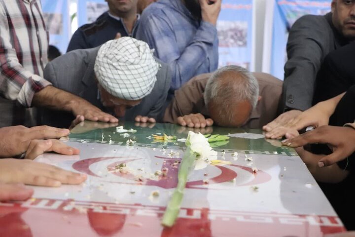 حضور پیکر شهید گمنام در شهرستان مهران