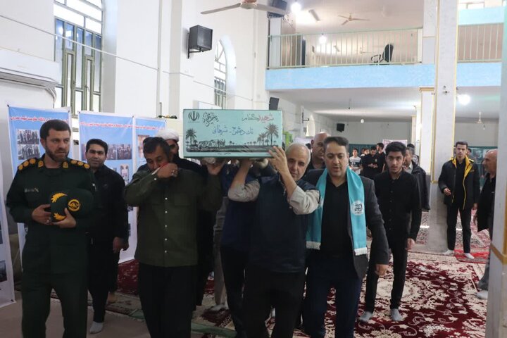 حضور پیکر شهید گمنام در شهرستان مهران