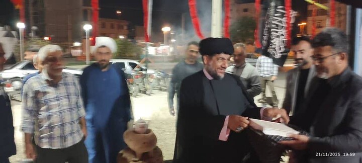 تصاویر/ افتتاح نمایشگاه بیت‌الزهرا(س) در گناوه
