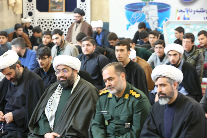 تصاویر / مراسم پیشگامان رهایی در مدرسه علمیه امیرالمومنین‌(ع) تبریز