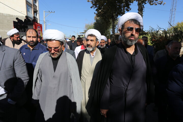 تصاویر/ استقبال مردم شهر فلاورجان از کاروان اهالی بهشت