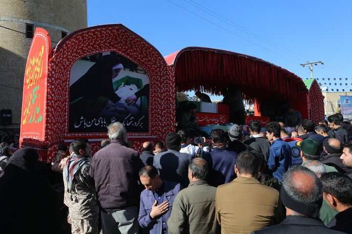 تصاویر/ استقبال مردم شهر فلاورجان از کاروان اهالی بهشت