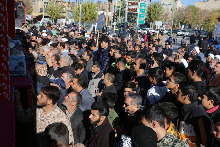 تصاویر/ استقبال مردم شهر فلاورجان از کاروان اهالی بهشت