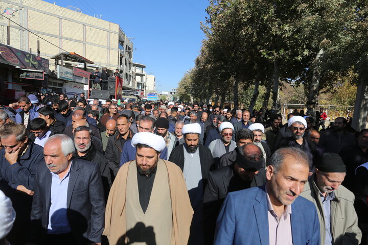 تصاویر/ استقبال مردم شهر فلاورجان از کاروان اهالی بهشت