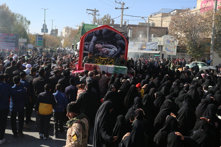 تصاویر/ استقبال مردم شهر فلاورجان از کاروان اهالی بهشت