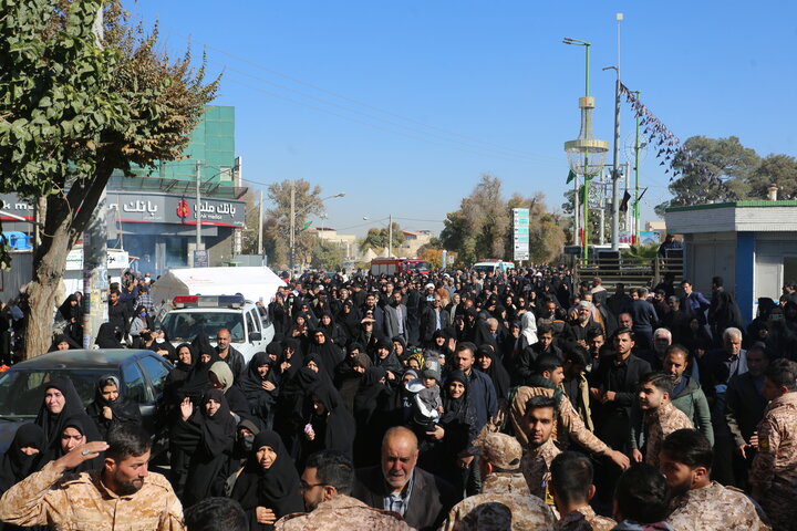 تصاویر/ استقبال مردم شهر فلاورجان از کاروان اهالی بهشت