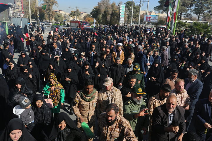 تصاویر/ استقبال مردم شهر فلاورجان از کاروان اهالی بهشت