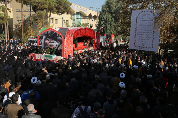 تصاویر / سنگ تمام دانشجویان اصفهانی در استقبال از کاروان اهالی بهشت