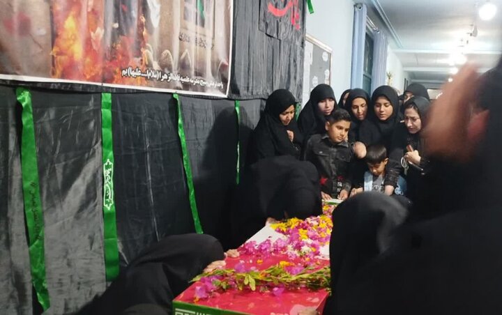 تصاویر/ مراسم‌عزاداری شهادت حضرت زهرا(س) در مدرسه علمیه فاطمه الزهرا(س) بم