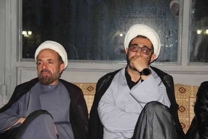 تصاویر / مراسم عزا داری هیئت تجمیع حوزه علمیه قزوین برگزار شد