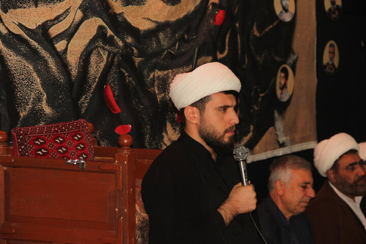 تصاویر / مراسم عزا داری هیئت تجمیع حوزه علمیه قزوین برگزار شد