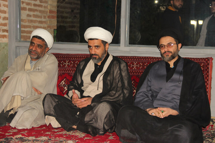 تصاویر / مراسم عزا داری هیئت تجمیع حوزه علمیه قزوین برگزار شد