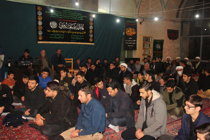 تصاویر / مراسم عزا داری هیئت تجمیع حوزه علمیه قزوین برگزار شد