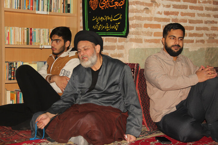 تصاویر / مراسم عزا داری هیئت تجمیع حوزه علمیه قزوین برگزار شد