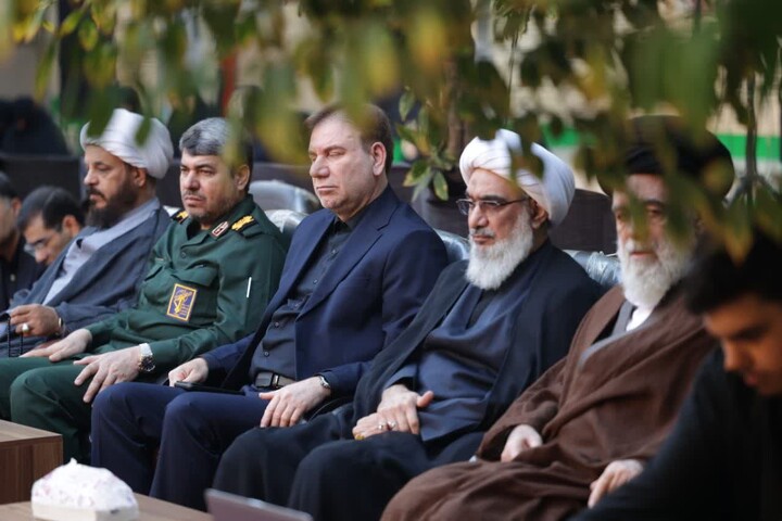 تصاویر/ مراسم شهادت حضرت زهرا (س) در مدرسه علمیه بوشهر