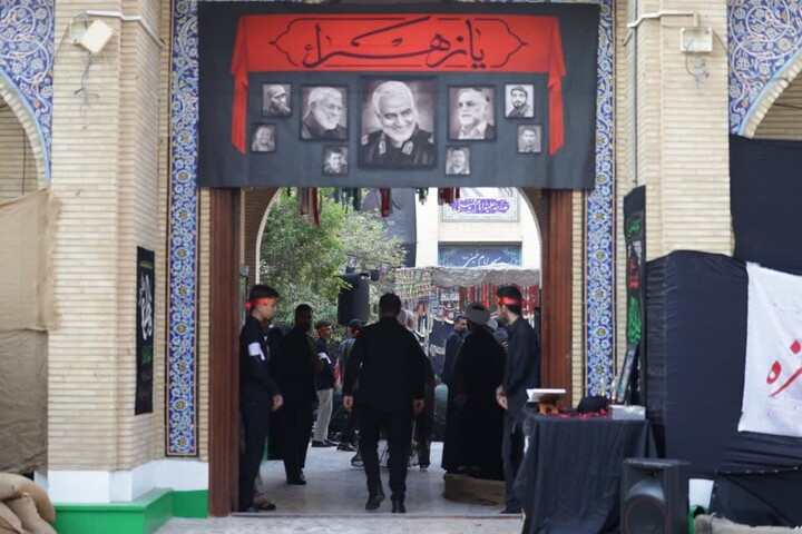 تصاویر/ مراسم شهادت حضرت زهرا (س) در مدرسه علمیه بوشهر