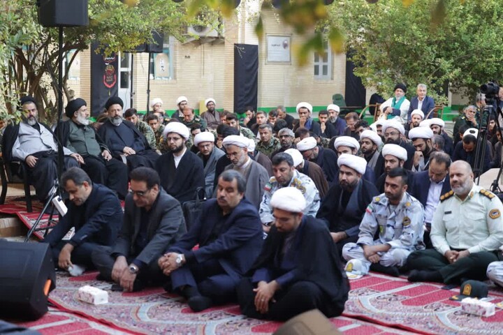 تصاویر/ مراسم شهادت حضرت زهرا (س) در مدرسه علمیه بوشهر