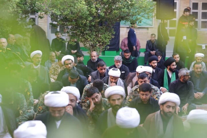 تصاویر/ مراسم شهادت حضرت زهرا (س) در مدرسه علمیه بوشهر